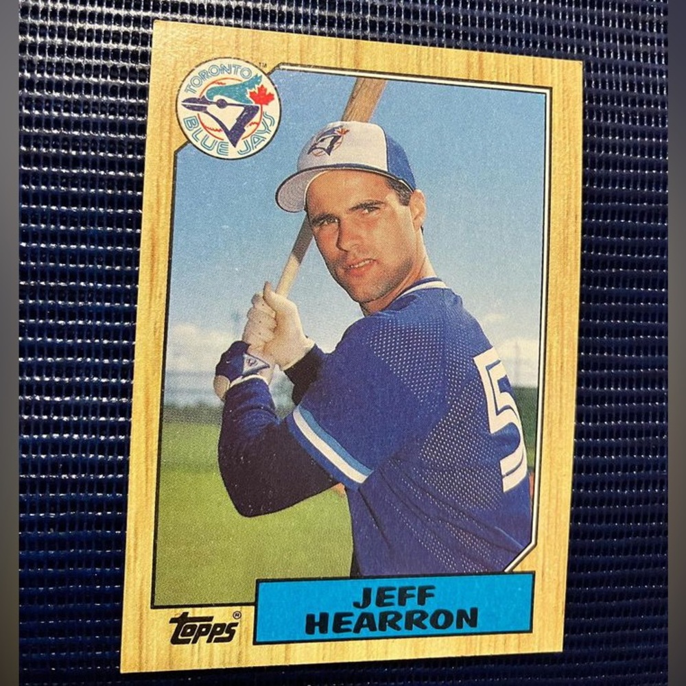Baseball Card Jeff Hearron (catcher)